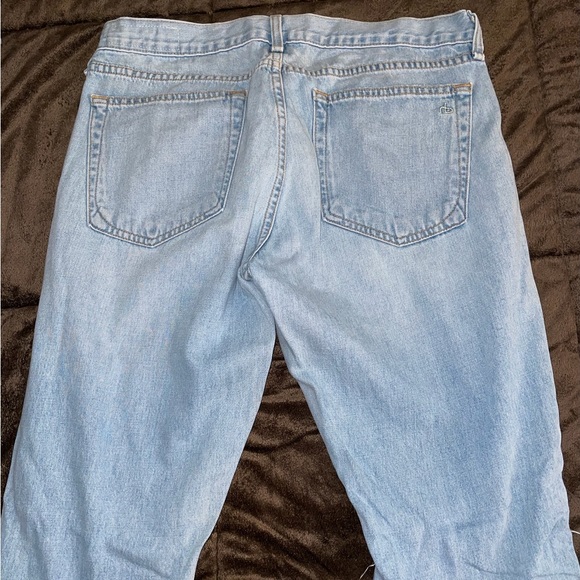 Rag & Bone Boyfriend Light wash Distressed Raw Hem Jeans Size 28 - Picture 11 of 11